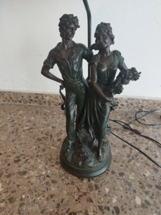 Lámpara Tiffany Vidriera Figuras