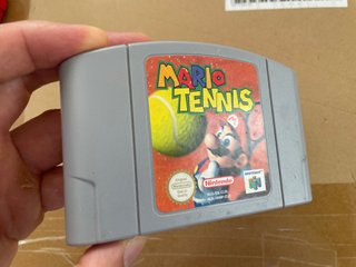 Mario Tennis Nintendo 64 Nus-Nm8P-Eur Pal Original