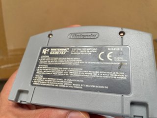 Mario Tennis Nintendo 64 Nus-Nm8P-Eur Pal Original