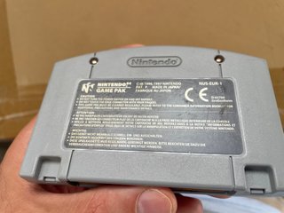 Mario Tennis Nintendo 64 Nus-Nm8P-Eur Pal Original