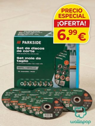 Parkside Set de discos de corte 125mm 12 unidades