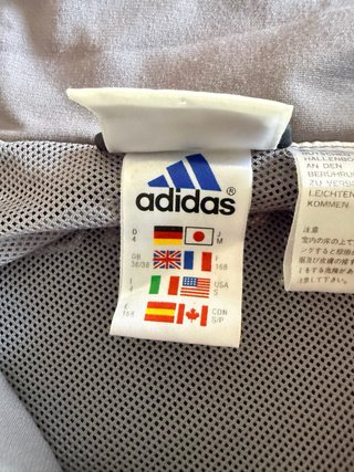 Chaqueta Adidas Vintage Gris y Verde