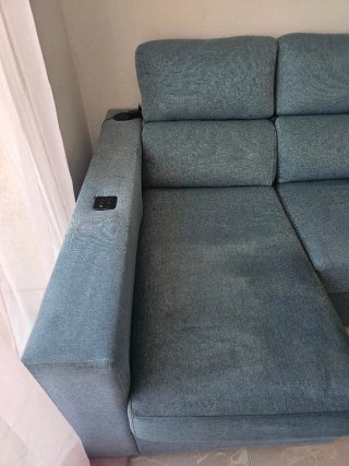 Sofá Cama 3 Plazas Chaise Longue Bluetooth