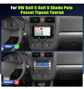 Pantalla Doble Din VW, Skoda, Seat Android