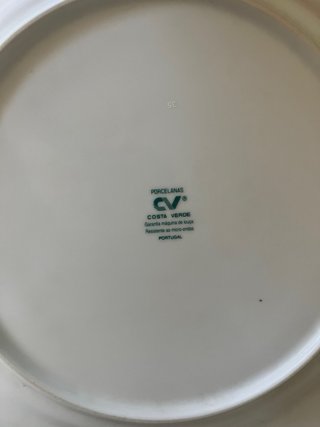 20 Platos Hostelería Costa Verde Porcelana