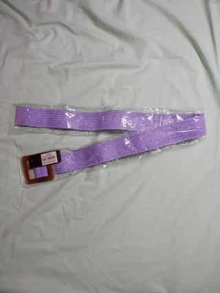 Cinturón elástico morado Irene Vans