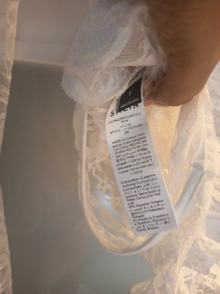 Mono Shein encaje blanco super sexy