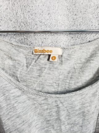Camiseta Tirantes Crop Gris Bizzbee Talla Única