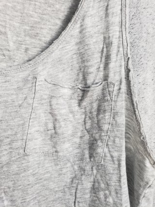 Camiseta Tirantes Crop Gris Bizzbee Talla Única