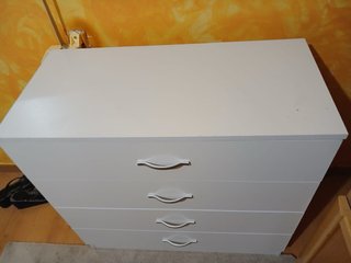 Cajonera blanca 4 cajones