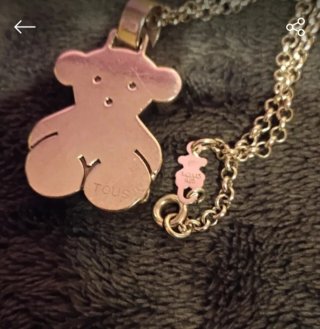 Colgante Oso Tous Plata con Cadena