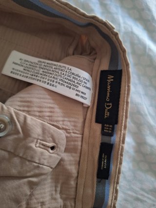 Pantalón Massimo Dutti Beige Talla 40