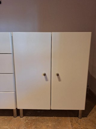Muebles estudio juvenil blanco
