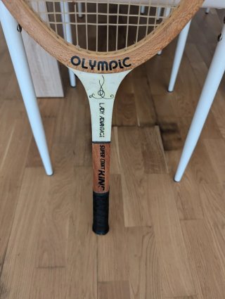 Raqueta Tenis Madera Olympic Clásica