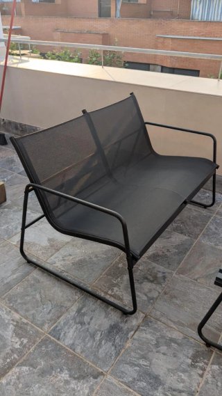Conjunto Terraza: Sillón, Sillas y Mesa