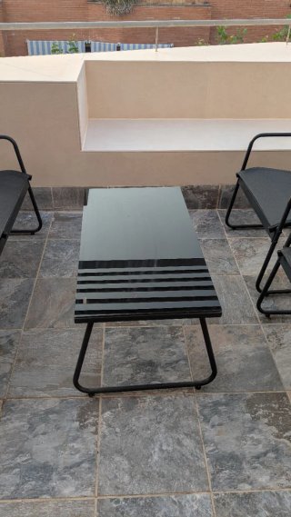 Conjunto Terraza: Sillón, Sillas y Mesa