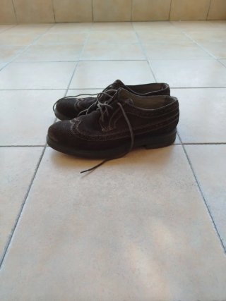 Zapatos de ante marrones Talla 44