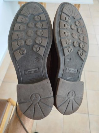 Zapatos de ante marrones Talla 44