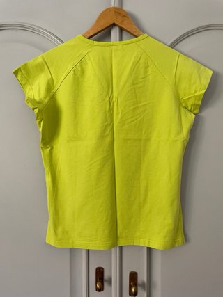 Camiseta verde lima manga corta Talla XL