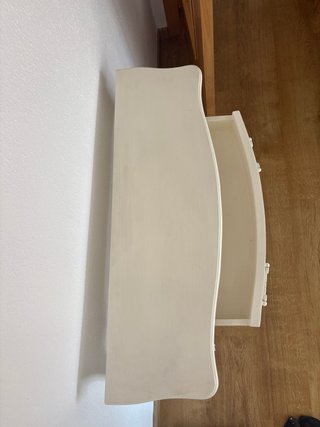 Mueble de entrada madera blanca