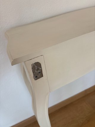 Mueble de entrada madera blanca