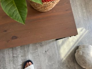 Mesa de centro madera y metal