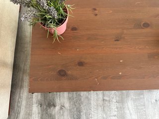 Mesa de centro madera y metal