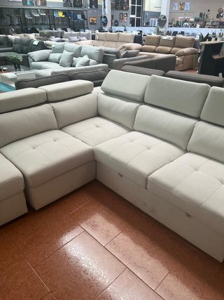 Sofá Cama Rinconera + Puf Arcon 264cm