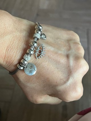 Pulsera Tipo Pandora Acero Inoxidable