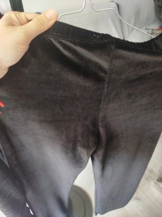 Conjunto Blusa y Pantalón Negro Brillante