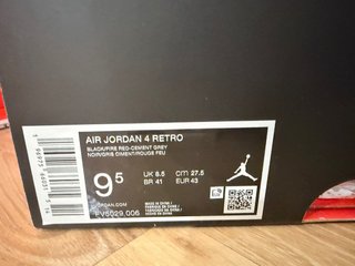 Jordan 4 Bred