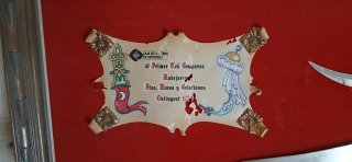 Cuadro con espadas moros y cristianos