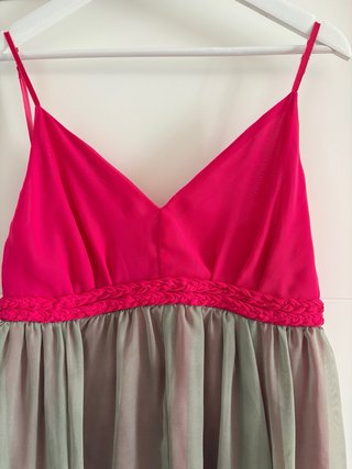 Vestido Uttam London floral fucsia Talla XL