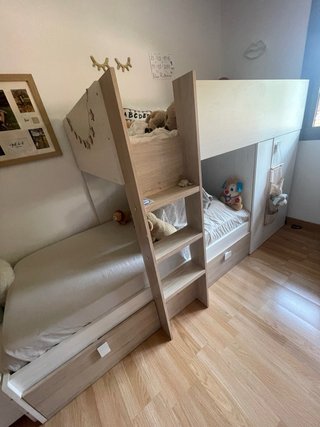 Cama tren infantil