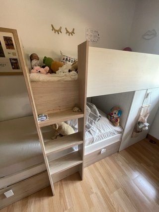 Cama tren infantil