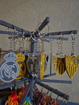 Llaveros 3D Escudos Fútbol