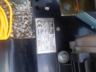 Carretilla sulfatadora motor eléctrico como nueva