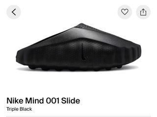 Nike Mind 001 Slide Triple Black