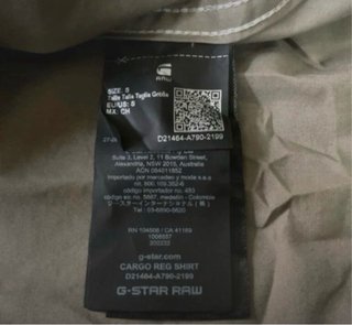 Sobrecamisa de hombre de G-Star Raw (S)