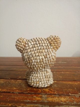 Orsetto souvenir decorativo conchiglie