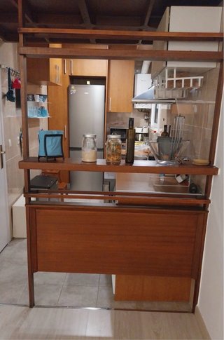Mueble Mid Century Barra Divisoria madera TEKA.