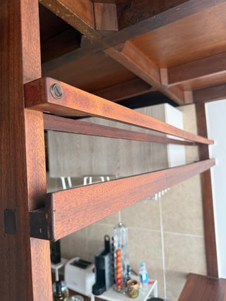 Mueble Mid Century Barra Divisoria madera TEKA.