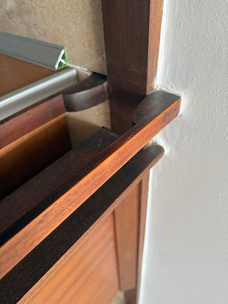 Mueble Mid Century Barra Divisoria madera TEKA.