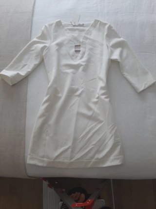 Vestido Tintoretto  Blanco  roto Talla 40