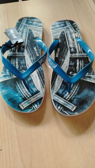 Infradito Just Cavalli Uomo Blu Denim