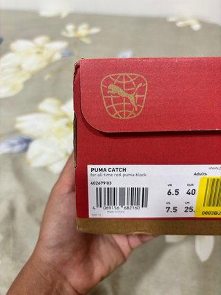 Zapatos Puma Rojos y Negros