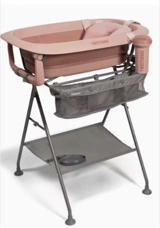 Bañera Bebé Twistshake Rosa Plegable
