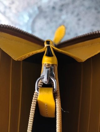 Cartera Gloria Ortiz Cocodrilo Dorada