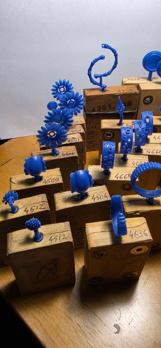 Lotto Orecchini Blu