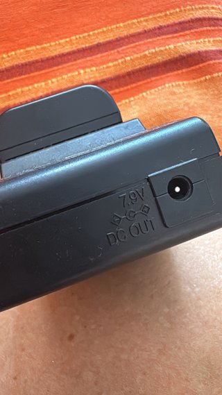 Cámara vintage con funda, mando y baterías
